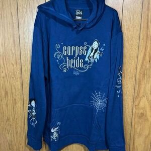 Tim Burtons Corpse Bride Hoodie NWT Size 2XL
